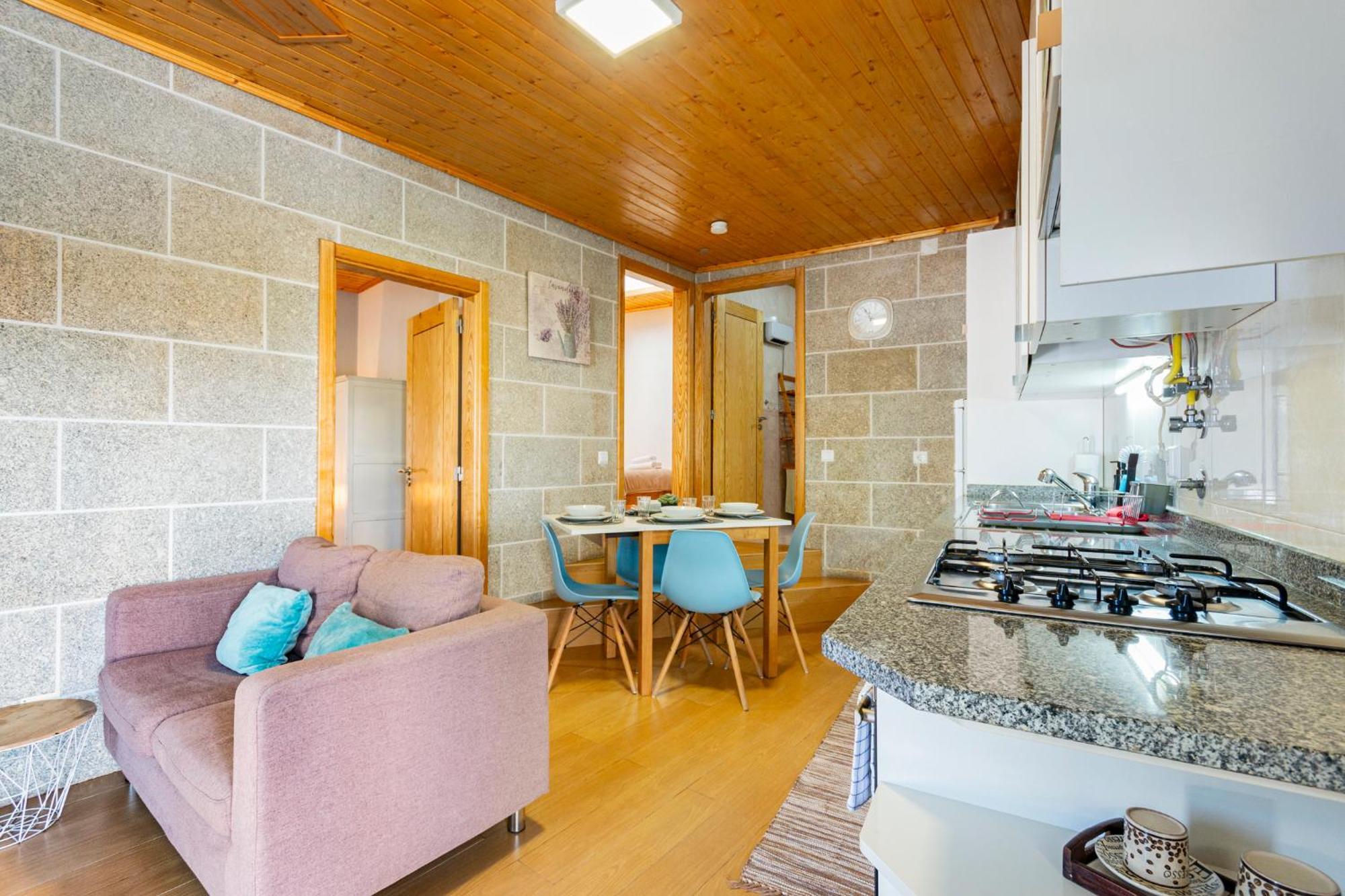 Casa Rustica T2 Com Salamandra E Cozinha - Seia - Serra Da Estrela - Casa Do Loureiro II Exteriör bild