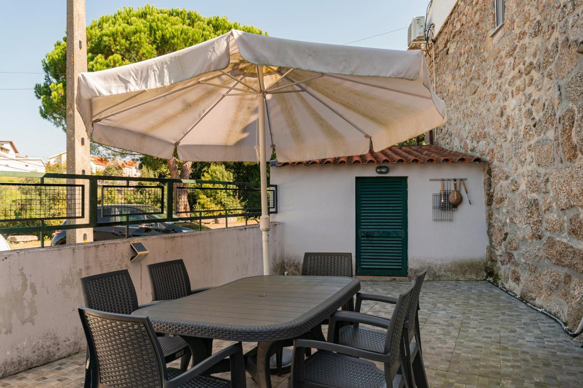 Casa Rustica T2 Com Salamandra E Cozinha - Seia - Serra Da Estrela - Casa Do Loureiro II Exteriör bild